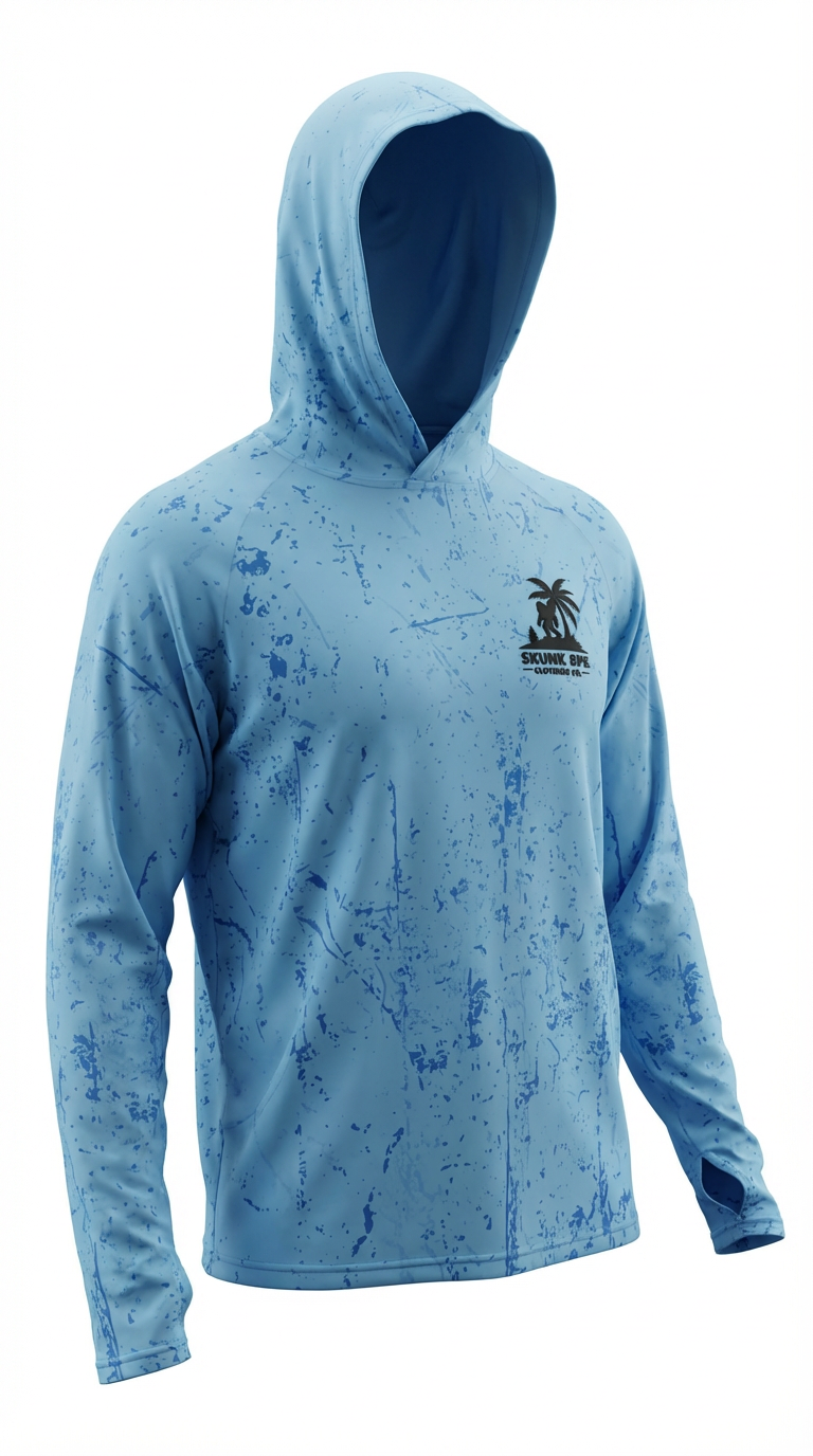 Custom Lightweight Quick Dry Performance Hoodie UPF 50+