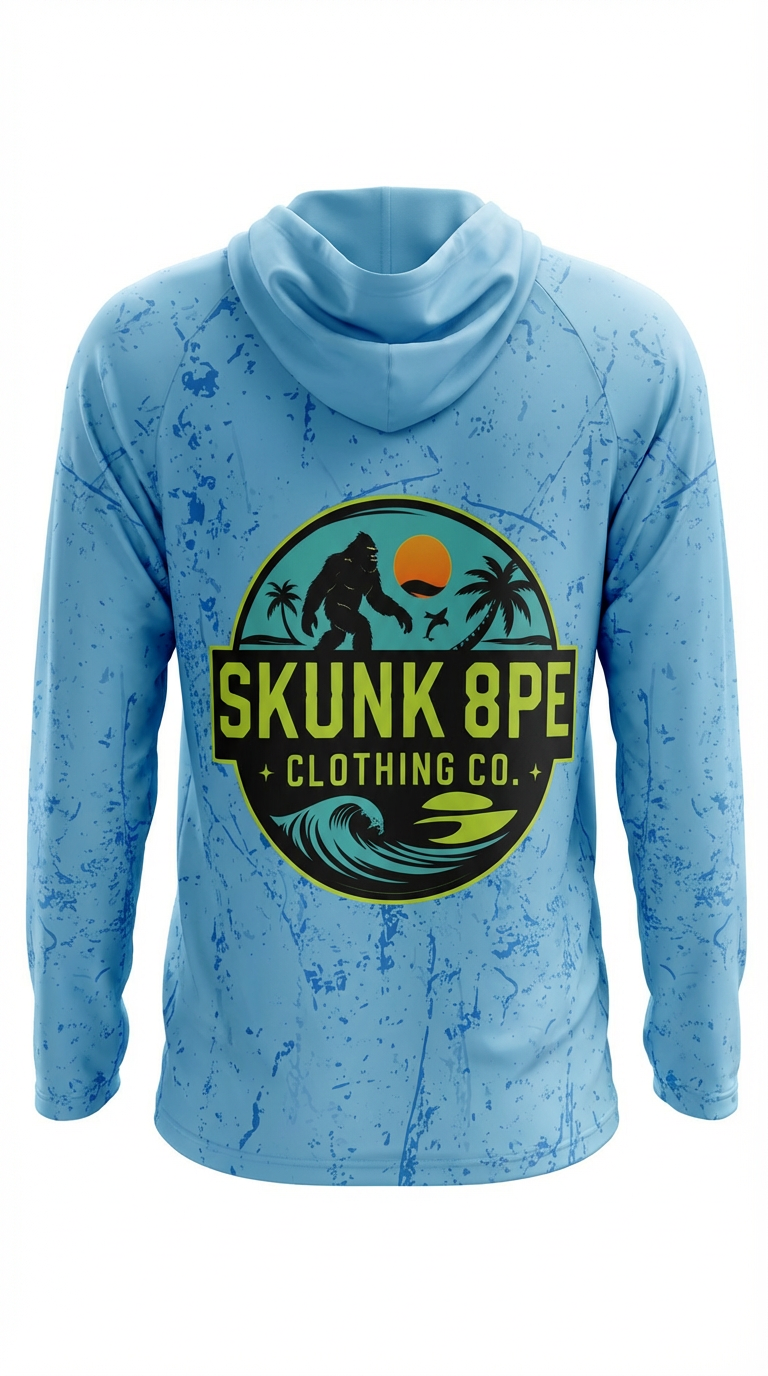 Custom Lightweight Quick Dry Performance Hoodie UPF 50+