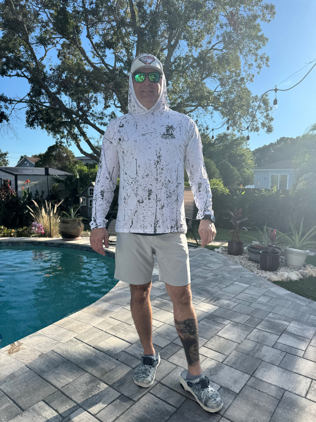 Custom Lightweight Quick Dry Performance Hoodie UPF 50+