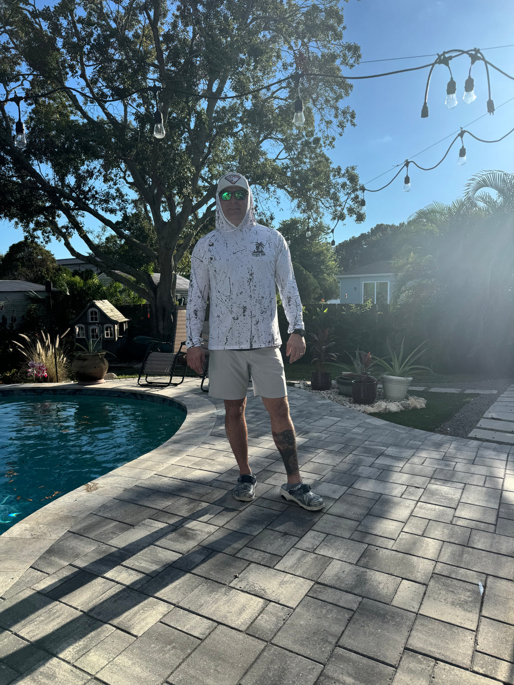 Custom Lightweight Quick Dry Performance Hoodie UPF 50+