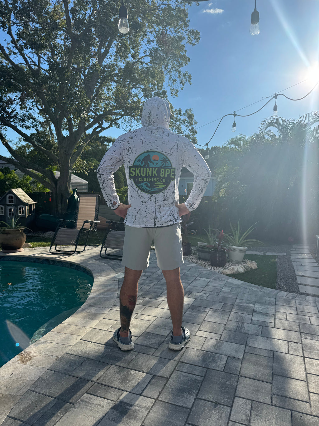 Custom Lightweight Quick Dry Performance Hoodie UPF 50+